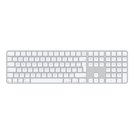 Magic teclado Universal USB + Bluetooth QWERTY Español Blanco