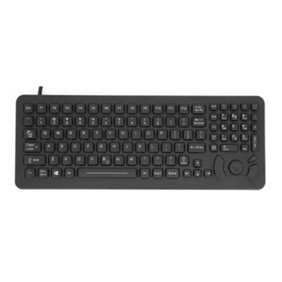 340-053-003-DB9P teclado Universal Negro
