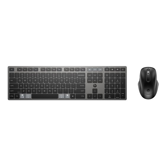 Combinación de teclado y ratón inalámbricos recargables multidispositivo 720
