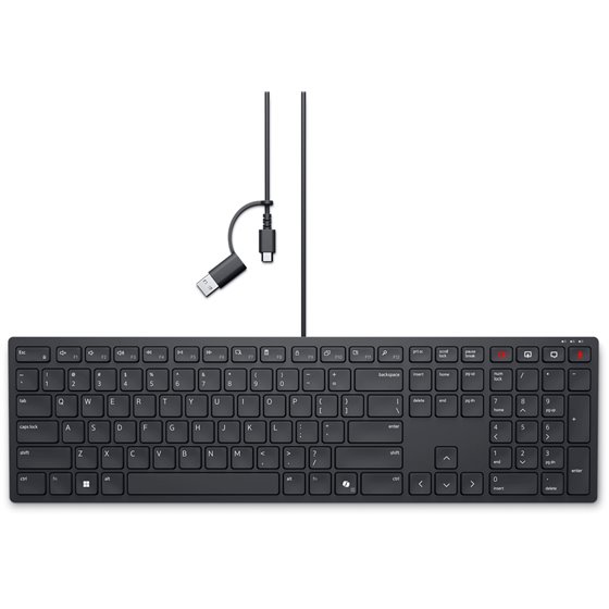 Teclado de colaboración con cable Pro - KB525C - español (QWERTY)