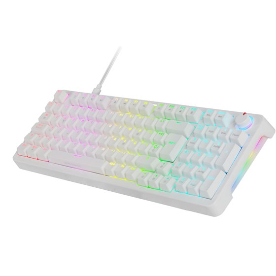 MKPROWYES teclado Juego USB QWERTY Español Blanco