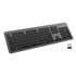 EW3296 teclado Universal RF inalámbrica + USB QWERTY Español Negro, Gris