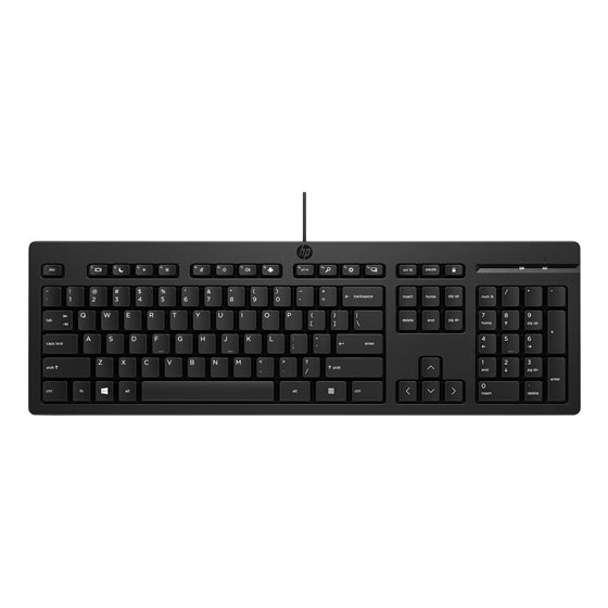 Teclado con cable 125