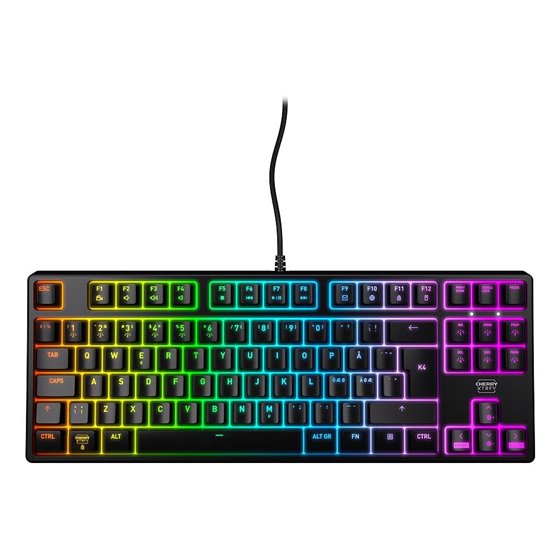 XTRFY K4V2 RGB TKL teclado Juego USB QWERTY Español Negro