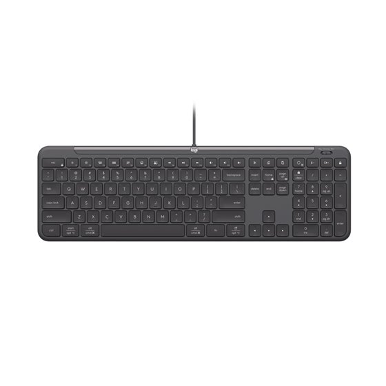 Signature Slim Wired K620 For Business teclado Universal USB QWERTY Español Grafito