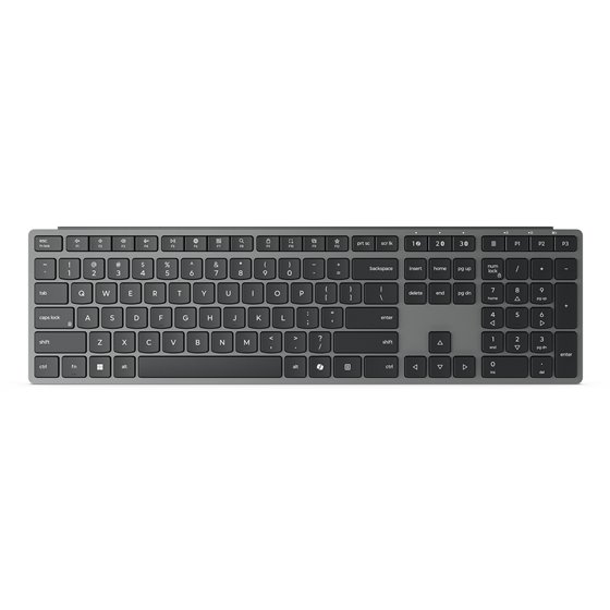 700 teclado Oficina RF Wireless + Bluetooth Español Gris