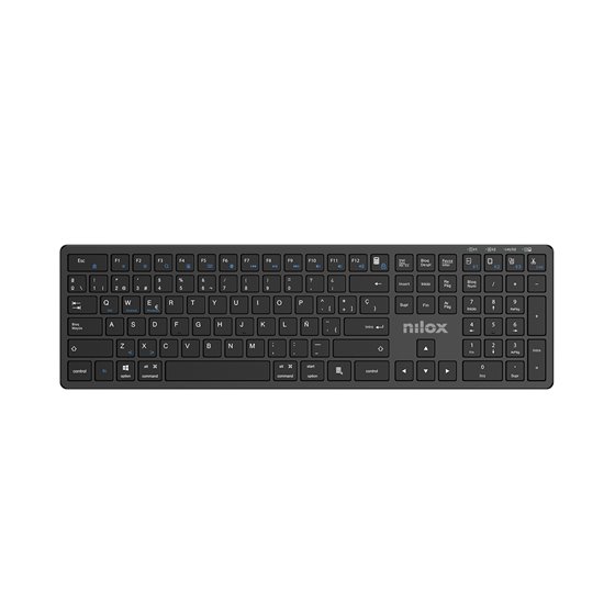 PRO WIRELESS BLACK ESPANOL teclado Hogar / Oficina USB + Bluetooth QWERTY Español Negro