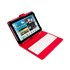 Funda con teclado para tablets de 9 a 10'1 pulgadas Rojo y Blanco
