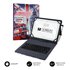 Funda con Teclado Micro USB - USB C KEYTAB USB 10,1" England