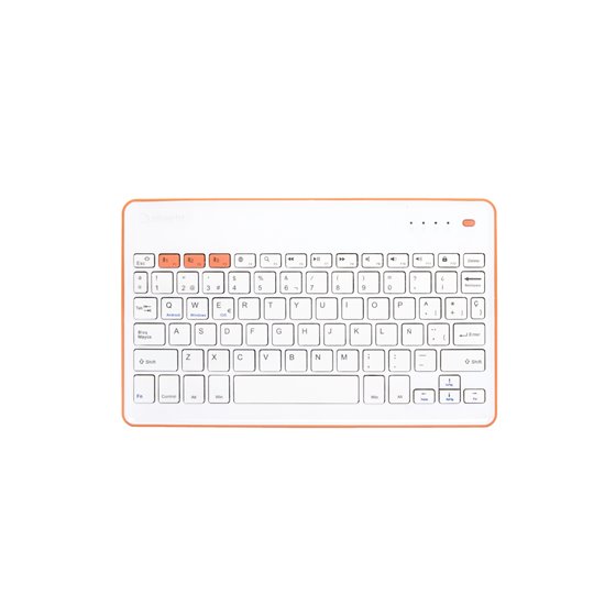 Wireless KB White + Peach