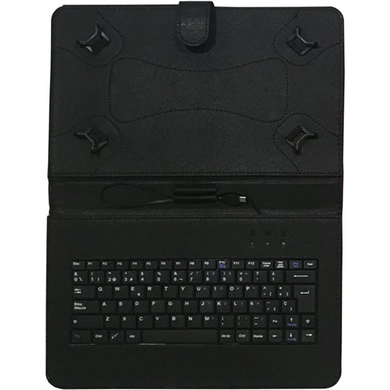 funda con teclado para tablet 10" CV-3006 black