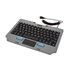 7160-1449-00 teclado para móvil QWERTY Inglés de EE. UU. USB Negro, Gris