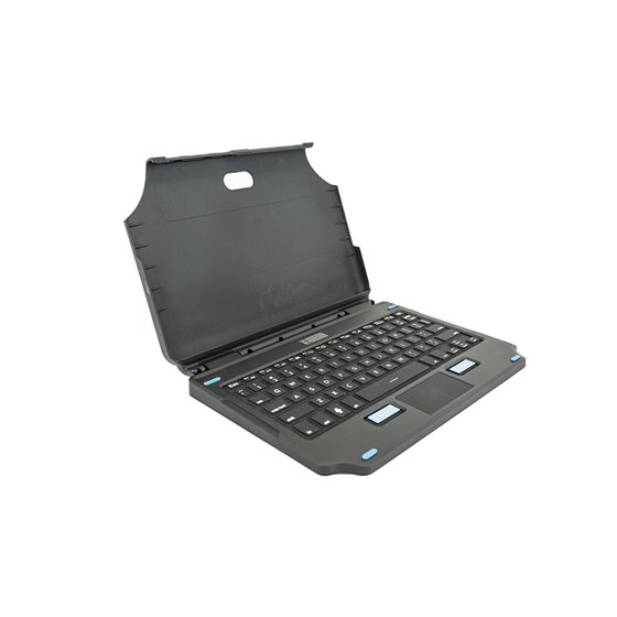 7160-1869-01 teclado para móvil QWERTY Inglés del Reino Unido Pogo pin Negro