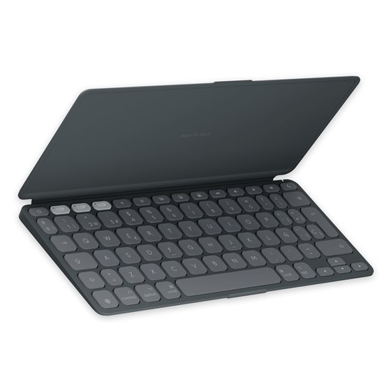 Keys-To-Go 2, teclado inalámbrico portátil para iPad con tapa integrada, estilizado y compacto, para iPad, iPhone, Mac y Apple T