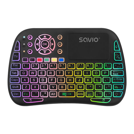 SAVMKW-04 teclado para móvil QWERTY Inglés de EE. UU. USB Tipo C Negro