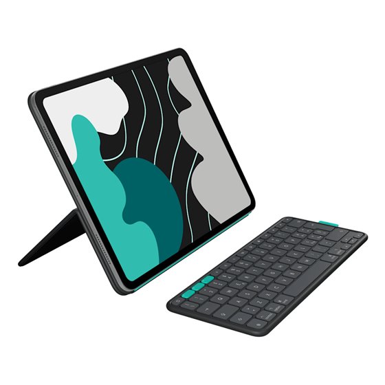 Flip Folio QWERTY Español Bluetooth Grafito
