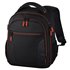 Mochila para equipo fotográfico, Funda tipo mochila para cámara réflex, compartimientos extraíbles, color negro y rojo