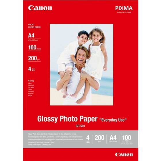 0775B001 papel fotográfico A4 Brillo