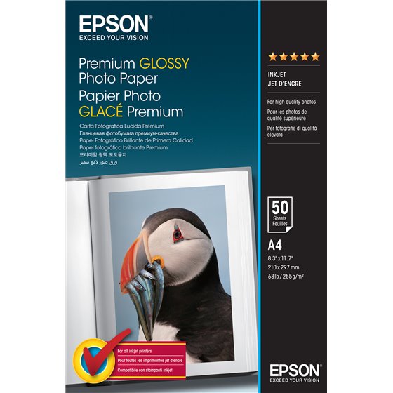 Premium Glossy Photo Paper - A4 - 50 Hojas