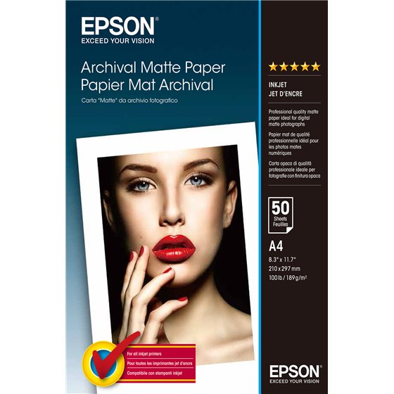 Archival Matte Paper - A4 - 50 hojas