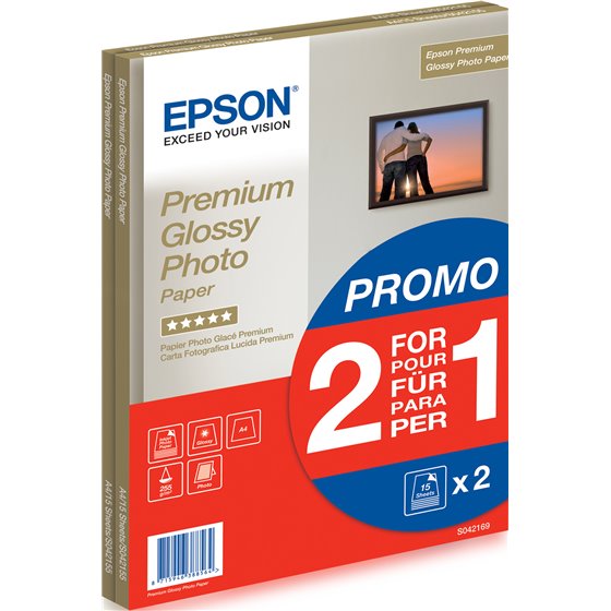 Premium Glossy Photo Paper - A4 - 2x 15 Hojas