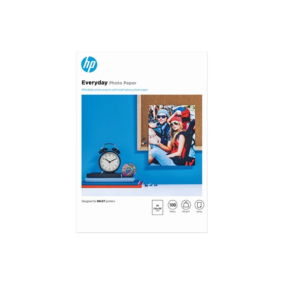 Papel fotográfico Everyday, brillante, 200 g/m2, A4 (210 x 297 mm), 100 hojas