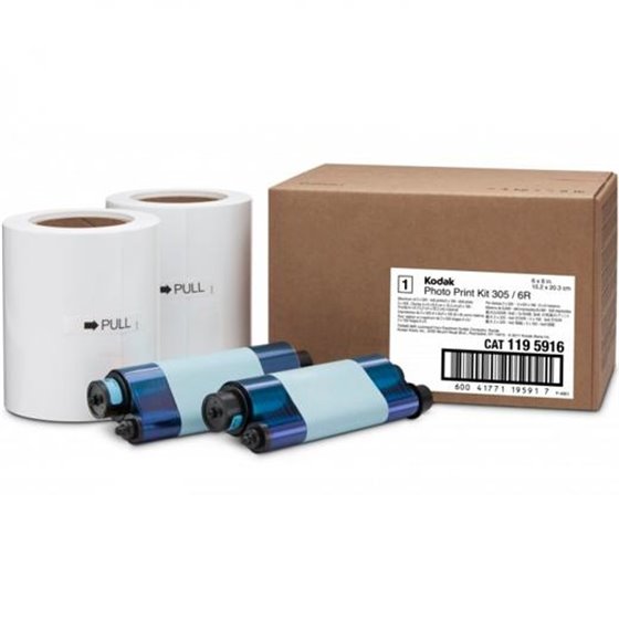 KODAK PAPEL FOTOGRÁFICO ROLLOS 10X15/15X20 PARA IMPRESORA 305