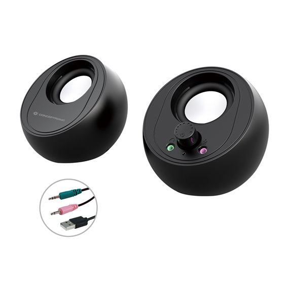 BJORN01B altavoz De 2 vías Negro Inalámbrico y alámbrico 10 W