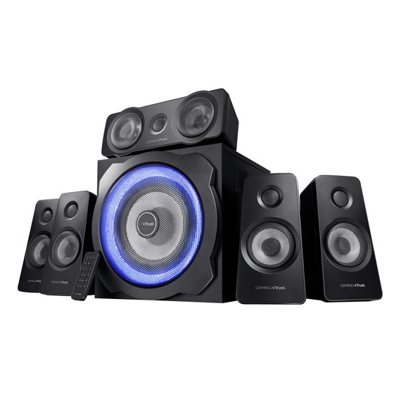 GXT 658 Tytan 5.1 conjunto de altavoces 90 W Universal Negro 5.1 canales