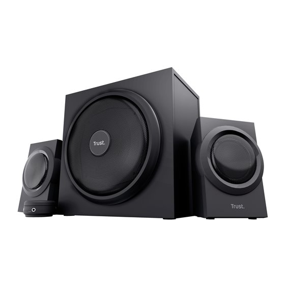 Yuri conjunto de altavoces 60 W Universal Negro 2.1 canales De 1 vía 15 W