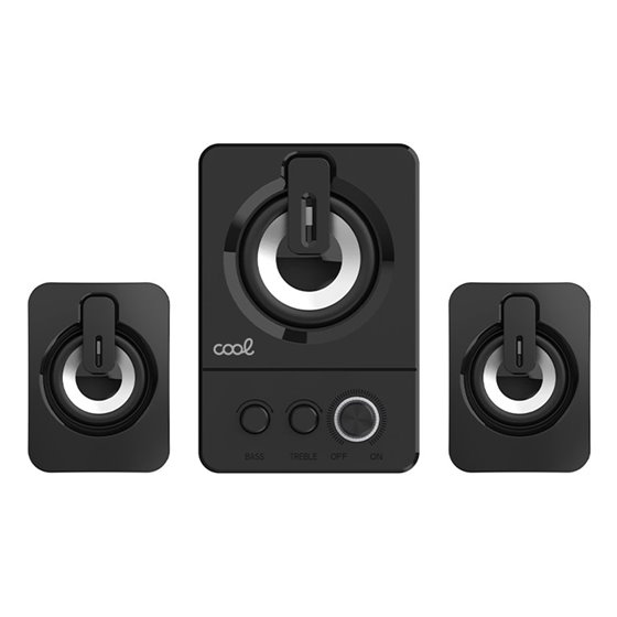 8434847070933 conjunto de altavoces 11 W PC/ordenador portátil Negro 2.1 canales 6 W