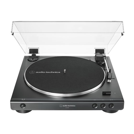 AT-LP60X Tocadiscos de tracción por correa Negro Totalmente automático