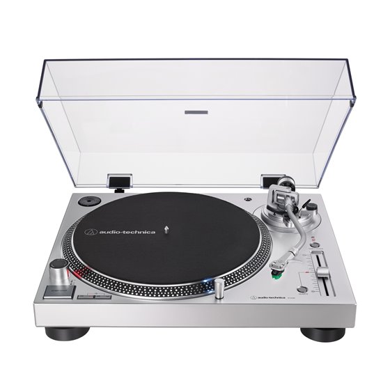 AT-LP120XUSB Tocadiscos de tracción por correa Plata Manual