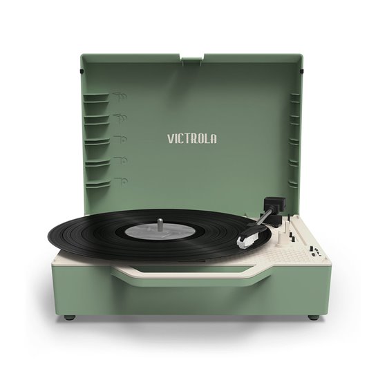 Re-Spin Tocadiscos de tracción por correa Verde