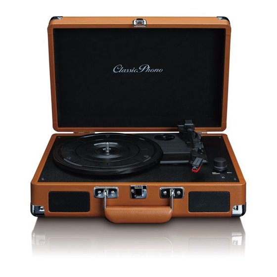 TT-10 Tocadiscos de tracción por correa Negro, Marrón, Acero inoxidable Automático