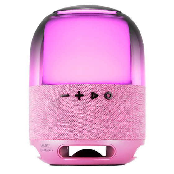 MS-FLOW, Altavoz Portátil Bluetooth 15W, Iluminación Orbilight RGB 360°, Sonido Potente con Driver DeepBass 57mm, Altavoz Gaming