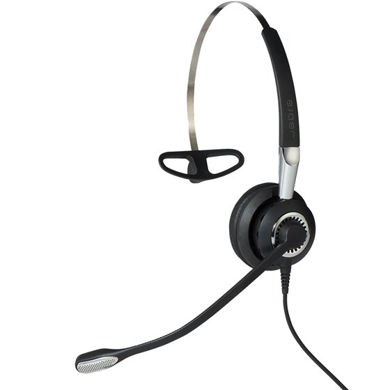 BIZ 2400 II Auriculares Alámbrico Diadema, gancho de oreja, Banda para cuello Oficina/Centro de llamadas Negro, Plata