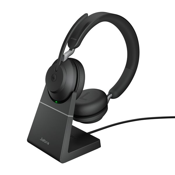 Evolve2 65 Auriculares Inalámbrico Diadema Oficina/Centro de llamadas USB Tipo C Bluetooth Base de carga Negro