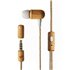 Eco Cherry Wood Auriculares Alámbrico Dentro de oído Música Madera