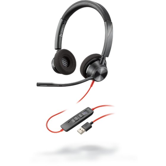 3320 Auriculares Alámbrico Diadema Llamadas/Música USB tipo A Negro