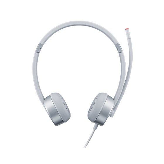 100 Stereo Analogue Headset Auriculares Oficina/Centro de llamadas Plata