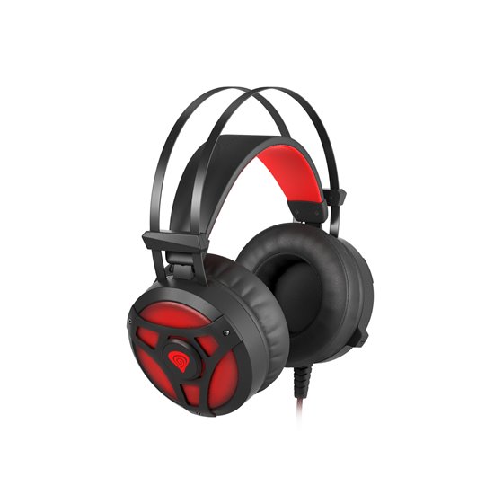 Neon 360 Auriculares Alámbrico Diadema Juego Negro, Rojo