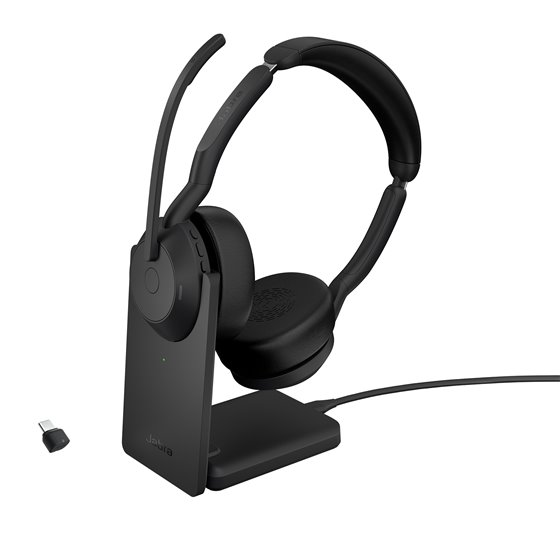 Evolve2 55 Auriculares Inalámbrico Diadema Oficina/Centro de llamadas USB Tipo C Bluetooth Negro