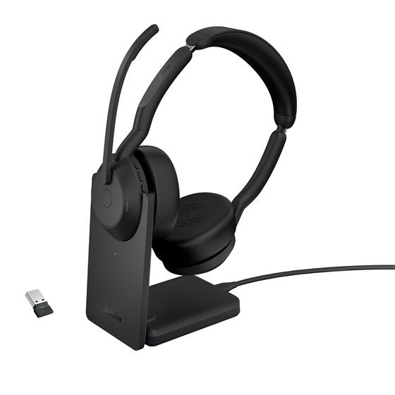 Evolve2 55 Auriculares Inalámbrico Diadema Oficina/Centro de llamadas USB Tipo C Bluetooth Negro