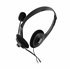 OQO-AU001-U auricular y casco Auriculares Alámbrico Diadema Oficina/Centro de llamadas Negro