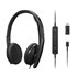 4XD1M45626 auricular y casco Auriculares Alámbrico Diadema USB Tipo C Negro