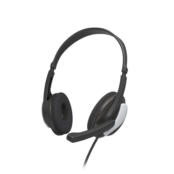 HS-P100 V2 Auriculares de oficina para PC, estéreo, negro