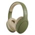 CBTONEGN auricular y casco Auriculares Inalámbrico y alámbrico Diadema USB Tipo C Bluetooth Oliva