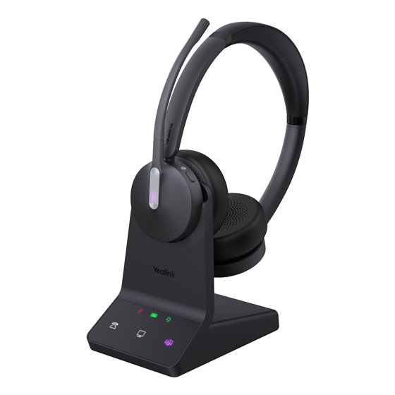 WH64 Dual Teams Auriculares Inalámbrico Diadema Oficina/Centro de llamadas USB Tipo C Bluetooth Negro