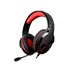 MIC-PH3SW2 auricular y casco Auriculares Alámbrico Diadema Llamadas/Música Negro, Rojo